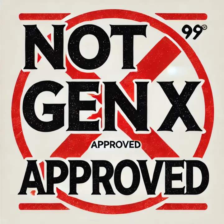 Not Gen X approved